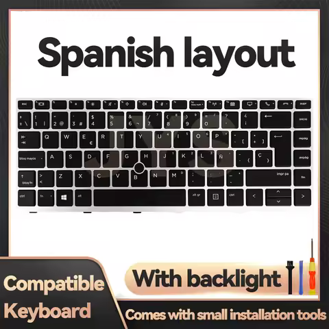 Suitable for HP EliteBook 840 G5/840 G6/846 G5/745 G5/ZBook 14u G5 laptop replacement keyboard with