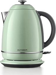 Buydeem K640E Cordless Kettle, Cozy Greenish