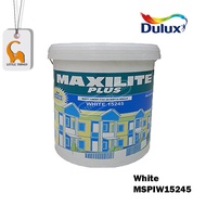 Dulux 18L White 15245 Maxilite Plus Indoor Ceiling &amp; Wall Paint Cat Dinding Dalam Rumah Warna Putih LittleThing