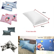 Ruột gối nằm bông trắng loại sạch cho gia đình ruột gối đầu người lớn 45x65cm - có bán thêm vỏ gối