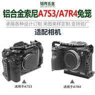 Serasi dengan Sony A7S3/A7R4 DSLR Camera Cage Sony A7R3 Metal Frame Handle Aksesori Fotografi
