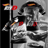 Jersey Hotwheels Initial D AE86 Sublimation T shirt _ Baju Initial D