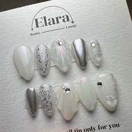 5 Size S press on nail fake nails / wedding nails / sangjit nails / wedding nails / birthday nails /