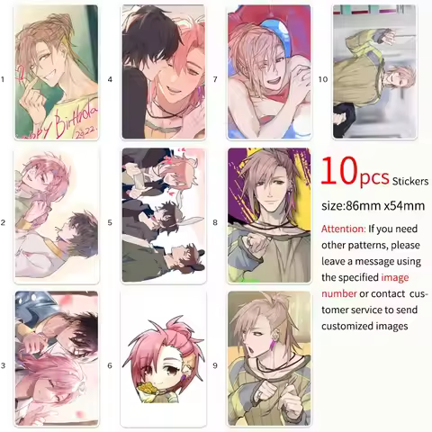 Izumi Rei Slow Damage Anime Character Game Stickers 10pcs Collection Commemorative Children's gift F