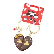 日本 Disney Store 直送 Valentine 2019 系列 Mickey &amp; Minnie 米奇米妮心型朱古力造型掛飾匙扣
