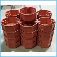 ◴ ✗ ◆ DREAM  25pcs. PVC JUNCTION BOX with SCREW or 25 pcs. JUNCTION COVER GOLDEN EAGLE BRAND
