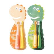 Children Toothbrush Ten Thousand Hairs 2-12 Years Old Baby Dedicated Soft Hair Cute Cartoon Dinosaur