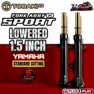 TOBAKI X FORK ASSY SPORT Y15ZR LC135 FI V8 LC135 NEW(55C) LC135 NEW(55D) NVX155 NMAX SRL110|115 AVAN