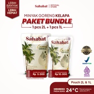 [PAKET BUNDLING] Sahabat Special Minyak Goreng Kelapa 1L Pouch (1pcs) + Sahabat Special Minyak Goren