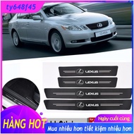 Set 4 Miếng Đề Can Sợi Carbon Dán Cửa Xe Hơi Lexus ES300 RX330 RX300 GS300 IS250 COD