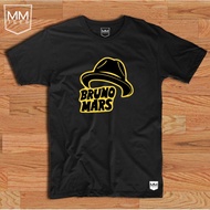 BRUNO MARS GOLD HAT CUSTOMIZED SHIRT