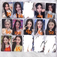 IVE 小卡 特典 Yujin Gaeul Rei Wonyoung Liz Leeso 秋天 李瑞 After Like Love Dive Eleven I am Season’s Greetin