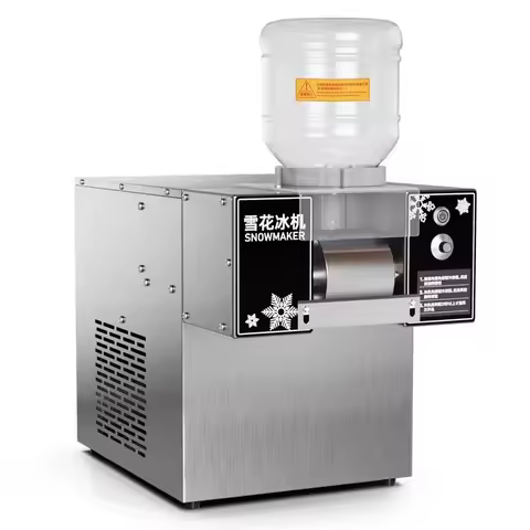Mini Snow Ice Maker Shaver Machine Europe Snowflake Ice Maker Korea Bingsu Machine Snowflake Ice Sha
