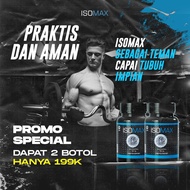 ISOMAX Pembentuk Otot Suplemen Gym Fitnes Sixpack Pembesar Badan Pria Wanita Original BPOM