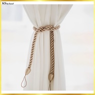 [Daiso Korea] Long Curtain Tie Blue Beige Magnetic Curtain Holder