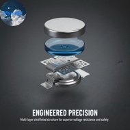 MyriadU 1/3/5PCS DSK-3R3K204T614-KL DSK-3R3K204T614 6.8X1.4MM SMD New Oril Super Faraday Capacitor M