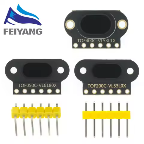 VL6180/VL53L0X/VL53L1X Time of Flight (ToF) Laser Ranging Sensor Module TOF050C TOF200C TOF400C 50CM