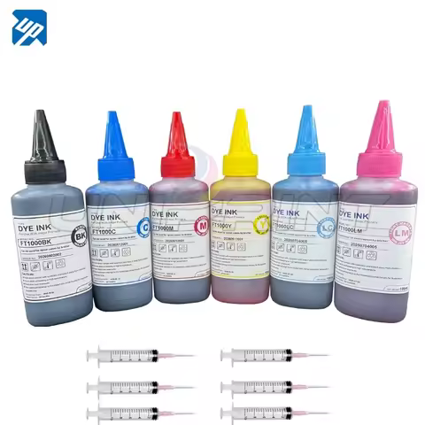 6 x 100ML Refill Ink kit for epson RX500 RX600 R300 R300M R320 R220 R200 R340 RX620 R320 R340 RX640 