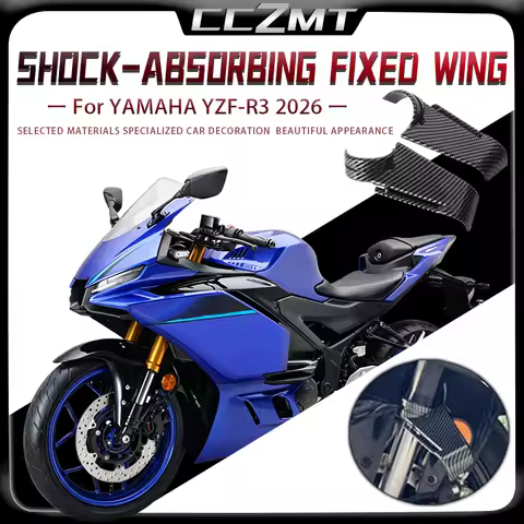 For YAMAHA YZF-R3 yzf-r3 R3 2026 Modified Shock Absorber Fixed Wing Competitive Fixed Wing Side Wing