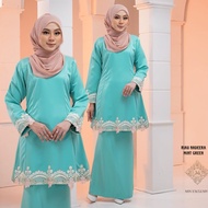 BAJU KURUNG RIAU SEDONDON IBU ANAK RAYA 2025 PLUS SIZE PEACH YELLOW SOFT NUDE MINT GREEN LILAC BABY 