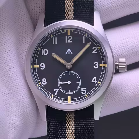MILITREK 2025 New Men Quartz Watch Miyota 1L45 37mm Military Sapphire Glass Luminous Waterproof Stai