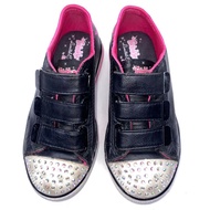 Size 27 28 17.5cm US11.5 K UK 10.5 Skechers Twinkle Toes Pop Princess Limited Edition Black