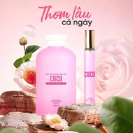Coco Whitening Shower Gel 500ml + Free Coco perfume 10ml - Genuine cosmetics