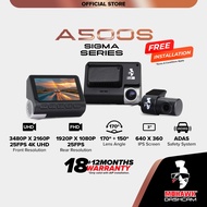 Mohawk Dashcam A500s Dual Channel Car Recorder DVR Dash Cam 4K Ultra HD