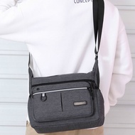Korean Fashion Nylon Big Capacity Men Sling Bag Shoulder Bag Crossbody Bag Messenger Bag for Men Birthday Gift