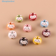 SEPTEMBER 1 pc Lucky Cat Bead, DIY Bracelet Maneki Neko Bead, Personality Mobile Phone Chain Pendant