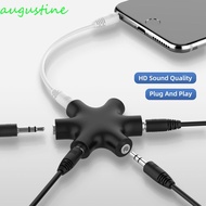 AUGUSTINE Audio Splitter for Tablet MP3 MP4 Headphone Port 3.5 Jack 3.5mm Share Adapter