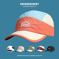 Summer Color Matching Quick-drying Soft Top Cap for Men and Women Outdoor Sports Mountaineering Wate