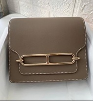 (sold)🎠✨Hermes Mini Roulis 大象灰 淡金✨🎠