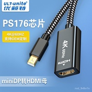 🔥minidpTurnhdmiHdmi Cable Computer Host Connecting TV Monitor4K60HzSame Screen Conversion Wire Connector