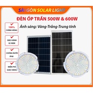 Solar ceiling light, 3 light colors, 500W & 600W