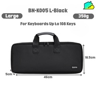 BN-K005 Keyboard Storage Bag Mechanical Keyboard Organizer Compatible with 82-108 key keyboards