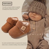 Baby Baby Warm Birkenstock Shoes Plus Velvet Thickened Baby Girl Toddler Shoes Toddler Shoes Anti-sl