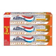 (มีให้เลือกแบบ 1 หลอด 158.7 g  3 หลอด 476.1 g และแบบแพคคู่) ยาสีฟัน Aquafresh Extreme Clean Whitening Action 5.6 oz จากอเมริกา