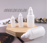 100 Vỏ lọ nhựa nhỏ mắt 3ml / 5ml / 10ml / 20ml / 30ml / 50ml / 100ml loại lọ  DÀY- Chai chiết mỹ phẩ