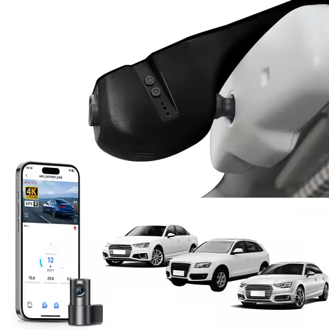 Dash Cam 4K For Audi A3 A4 A5 A6 A7 A8 Q3 Q5 Q7 B4 B5 B6 B7 B8 B9 8V C5 C6 C7 8P 8V (Model B/C) GPS 