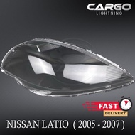 NISSAN LATIO 05 06 07 08 HEADLAMP COVER / HEADLIGHT COVER / HEADLAMP LENS / HEADLIGHT LENS