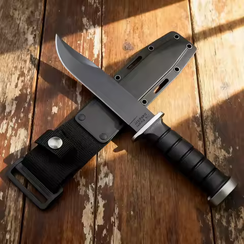KA-1282, Jungle Obstacle Clearance Knife, Emergency Outdoor Knife for Camping and Exploration 1095 H