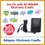 【READY STOCK】12V 3 Meter Power Adaptor Charger Plug Electronic Cradle Buaian Adapter