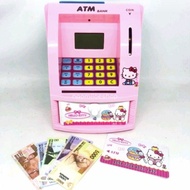 MESIN Hello Kitty atm Machine Piggy Bank Toys/Indonesian Safe Safe atm Toys