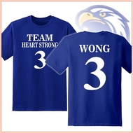 ✢ ♒ ▧ UAAP Ateneo Shirt Ateneo Volleyball Shirt Team Heartstrong Ateneo Eagles Wong 3 Jersey Style