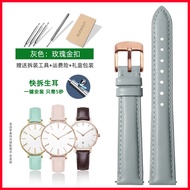 สายนาฬิกาคาสิโอสำหรับ Swarovski DWสายนาฬิกาหนังแท้สายนาฬิกาปลดเร็ว12มม. 14มม. 15มม. 16มม. 18สร้อยข้อ