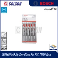COLSON BOSCH 2608667446 Jig Saw Blade For PVC T102H 5pcs