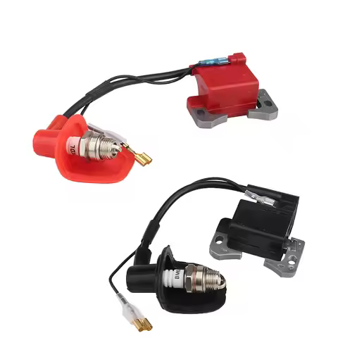 Red/Black Ignition Coil spark plug for 43cc 47cc 49cc Mini Quad Pocket Dirt Bike ATV 2-Stroke Engine