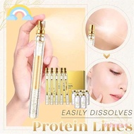 JUNE Korean Protein Thread Lifting Set Reduce Fine Lines for Face Lift Skin Collagen Thread Nano Gold  Combination