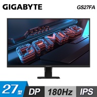 【GIGABYTE 技嘉】GS27FA 27型 180Hz 1ms SS IPS 電競螢幕